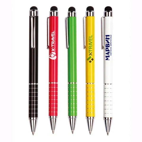 Aluminum Ballpoint Pen with Stylus