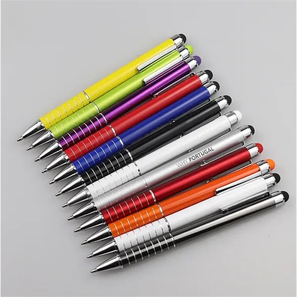 Aluminum Ballpoint Pen with Stylus