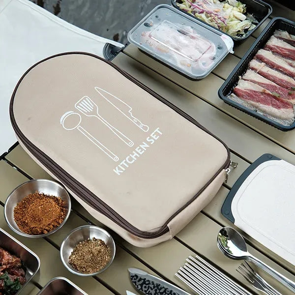 Outdoor Kitchen Utensil Organizer Bag