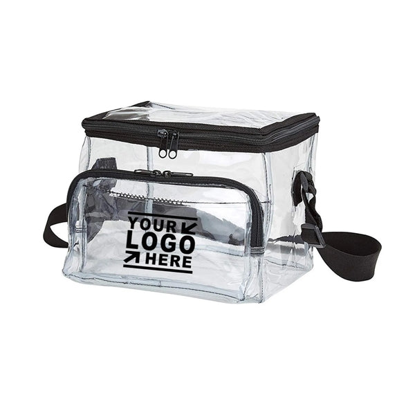 Clear PVC Lunch Tote Bags