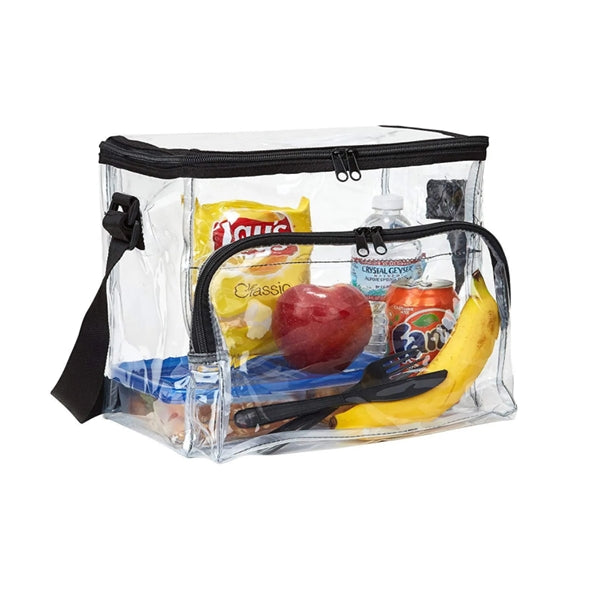 Clear PVC Lunch Tote Bags