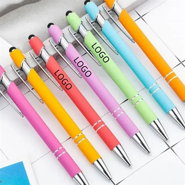 Retractable Ballpoint Pen Stylus For Touch Screens