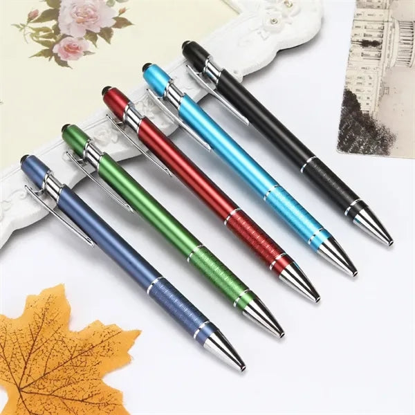 Retractable Ballpoint Pen Stylus For Touch Screens