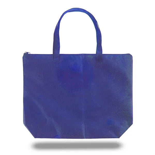Zippered Non Woven Tote Bag