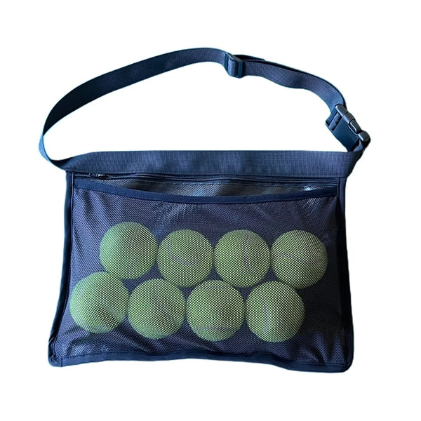 Tennis Pickleball Mesh Waist Hip Ball Pouch Holder