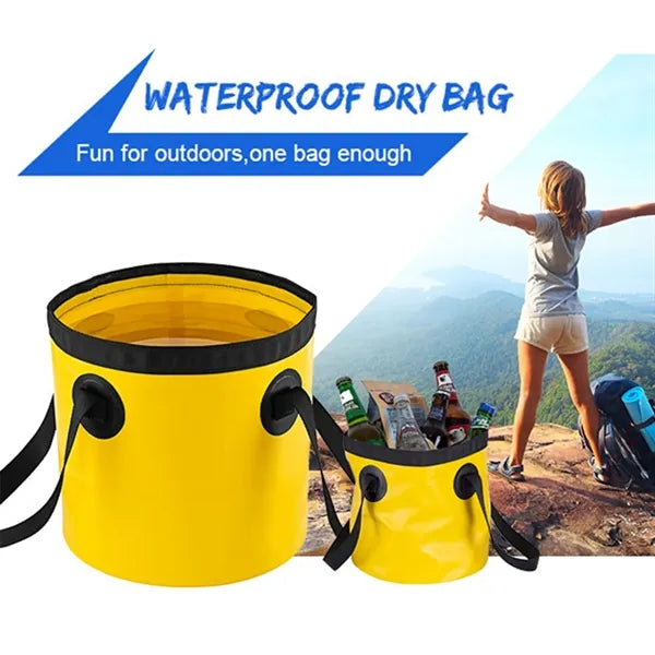 Foldable Bucket Laundry Camping Dishwashing Travel Fishing