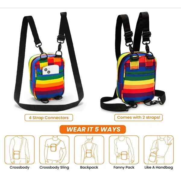 Rainbow Fanny Pack For Men And Women