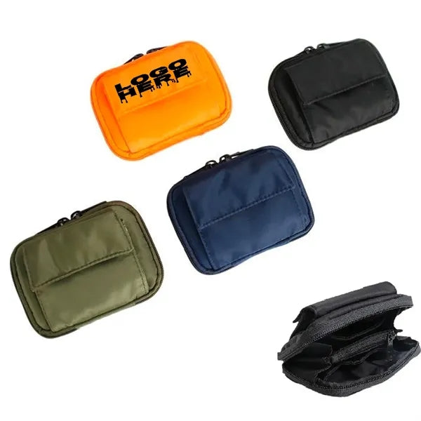 Soft Nylon Cross Coin Wallet