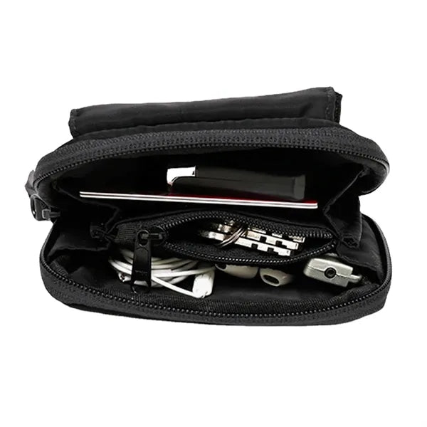 Soft Nylon Cross Coin Wallet