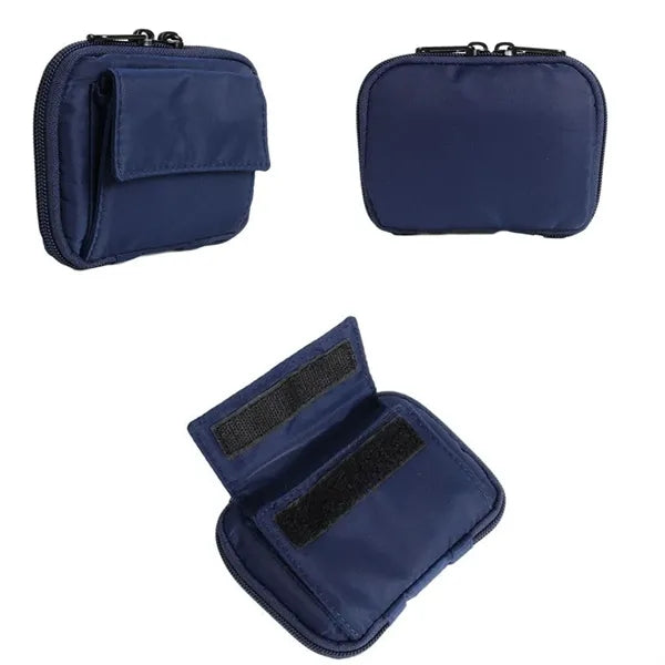 Soft Nylon Cross Coin Wallet