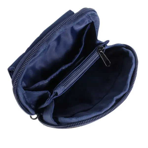 Soft Nylon Cross Coin Wallet