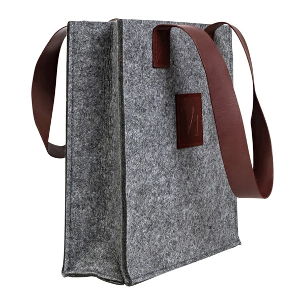 3-Bottle Felt Wine Tote