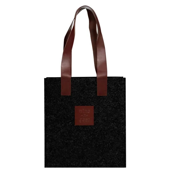 3-Bottle Felt Wine Tote