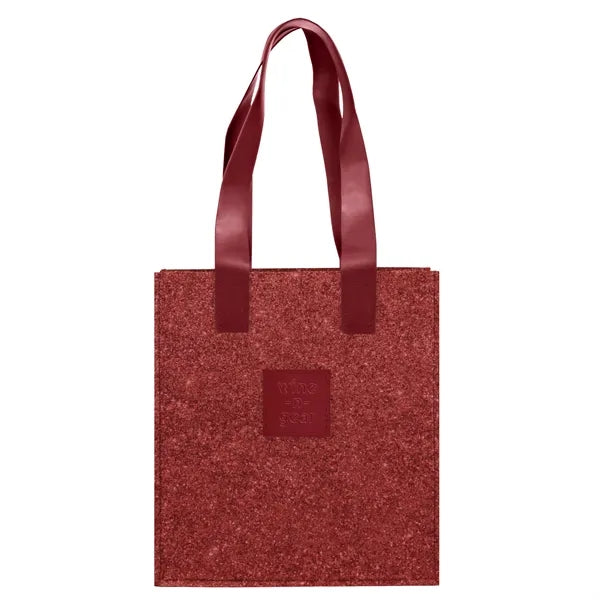 3-Bottle Felt Wine Tote