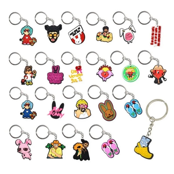 PVC Crock Charm Keychain