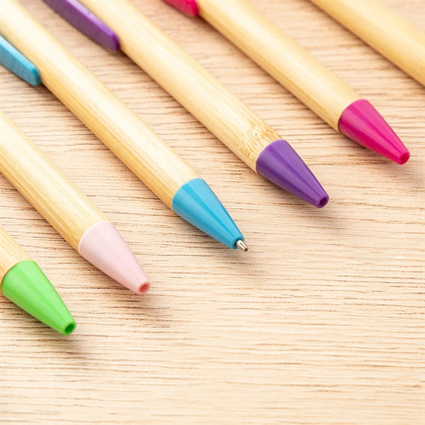 Eco-friendly Bamboo Click-action Pen