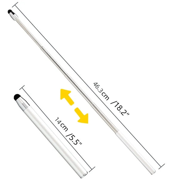 Retractable Pointer Stylus Pens for Touch Screens