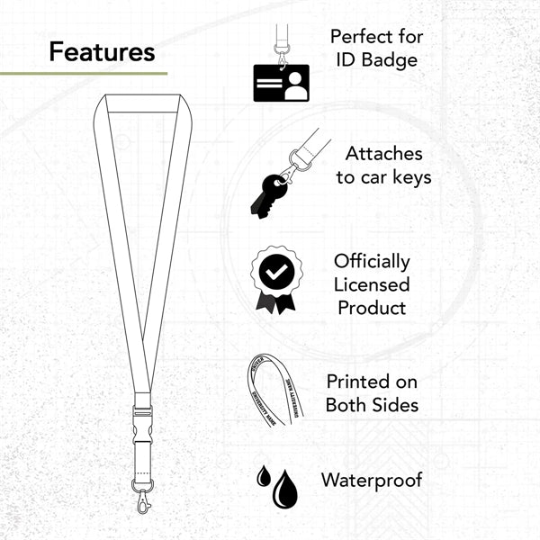 3/4" Lanyard Keychain