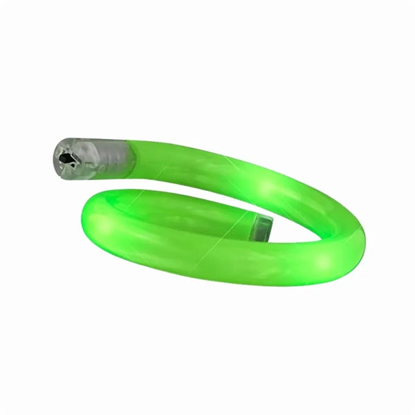 Flashing LED Spiral Tube Bracelet