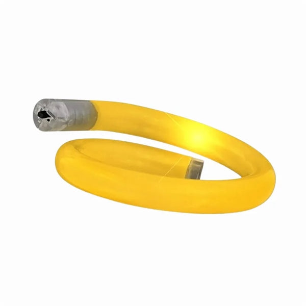 Flashing LED Spiral Tube Bracelet