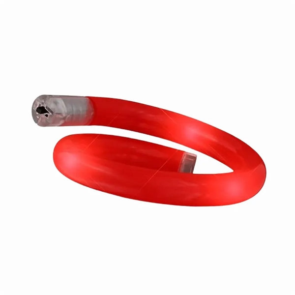 Flashing LED Spiral Tube Bracelet