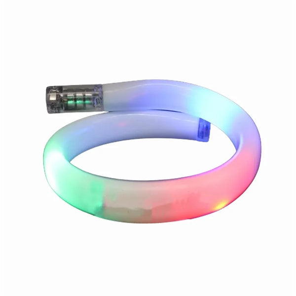 Flashing LED Spiral Tube Bracelet