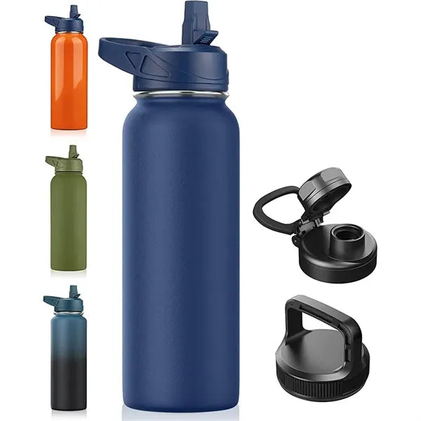 32oz. Insulated Water Bottle With Straw