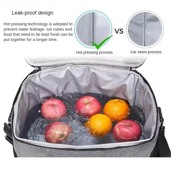 Large Capacity Oxford Cloth Waterproof Cooler Crossbag