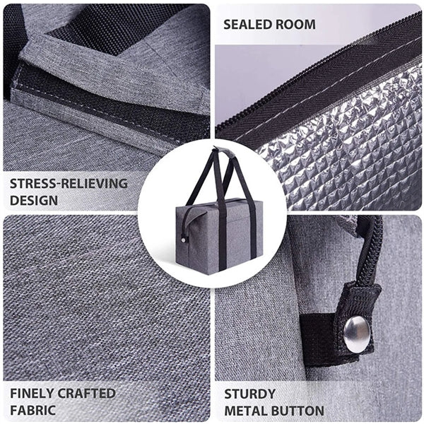 Foldable Portable Thermal Insulated Picnic Tote Bag