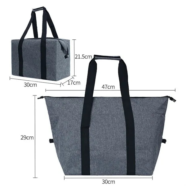 Foldable Portable Thermal Insulated Picnic Tote Bag