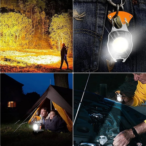 Multifunctional COB Flashlight