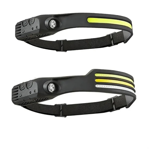 Head mounted induction rechargeable led headlight