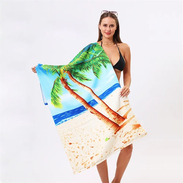 Full Color Beach Towel