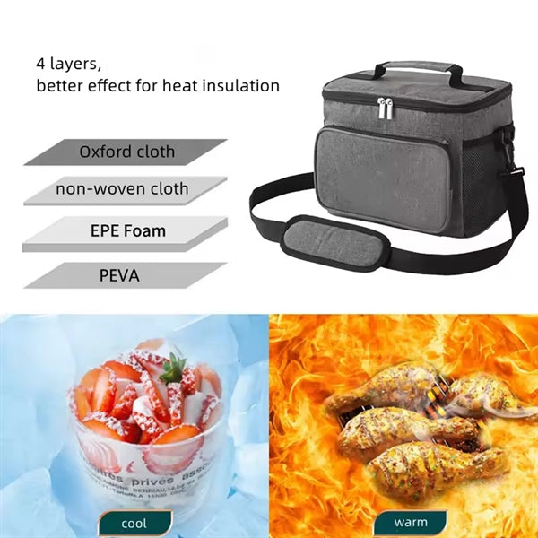 Waterproof Outdoor Travel Insulated Picnic Bag with Handle