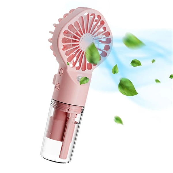 2 in1 Handheld Misting Fan