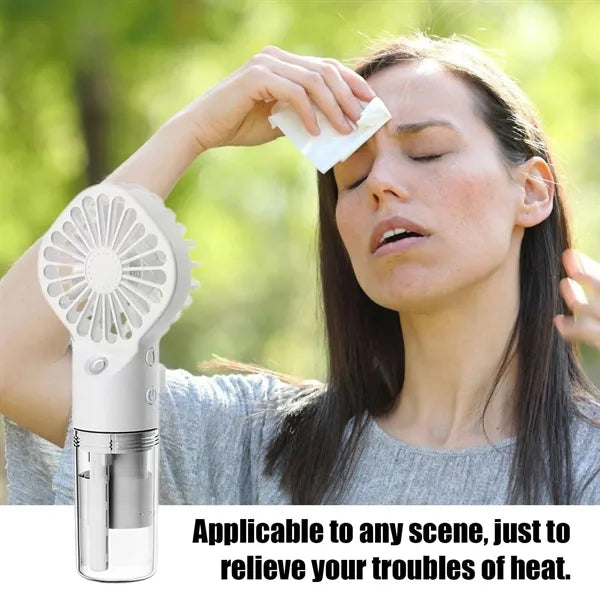 2 in1 Handheld Misting Fan