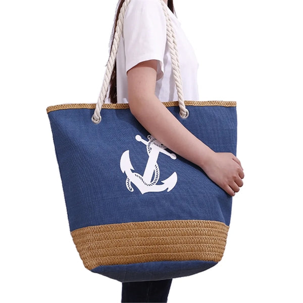 Summer Handbag Women Large Beach Tote Canvas Shoulder Bag