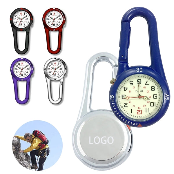 Carabiner Clip Pocket Watch