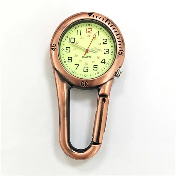 Carabiner Clip Pocket Watch