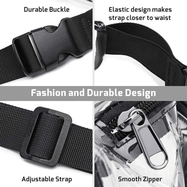 Clear fanny pack Waterproof with Adjustable