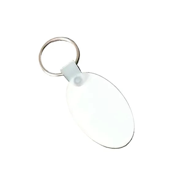 Oval Shape MDF Keychain