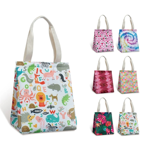 Digital Printing Portable Oxford Insulated Lunch Bag