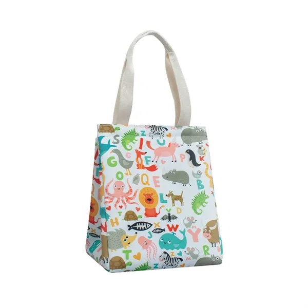 Digital Printing Portable Oxford Insulated Lunch Bag