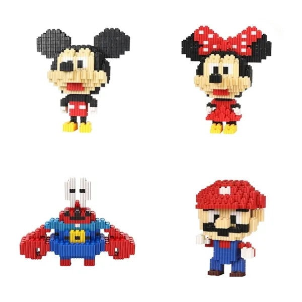Puzzle Small Particle 3D Building Blocks Series