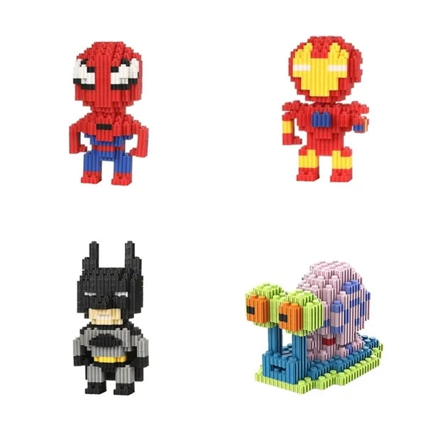 Puzzle Small Particle 3D Building Blocks Series