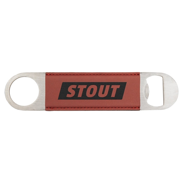 Rose Leatherette Bottle Opener