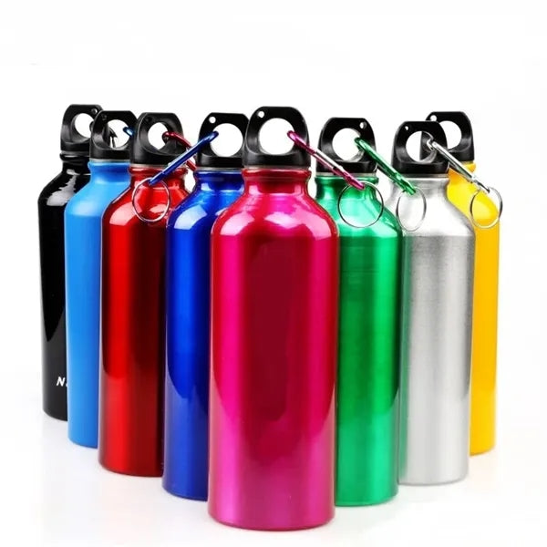 25 Oz. Aluminum Water Bottle w/ Carabiner & Twist Cap
