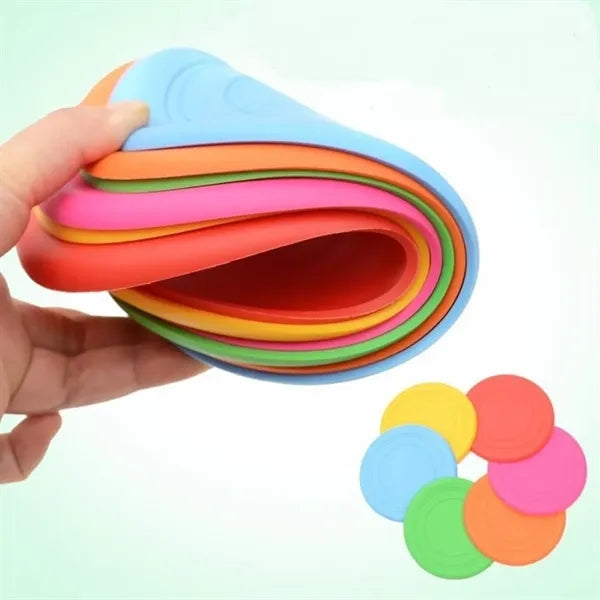 Pet Play Silicone Flying Disc Toy