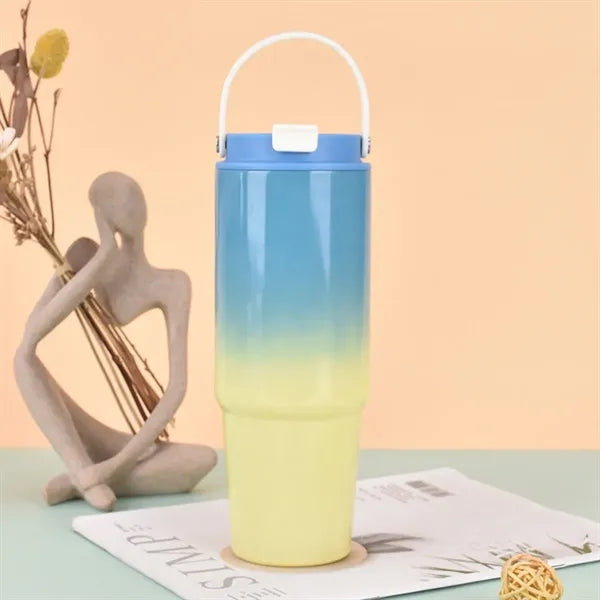Stainless Steel Gradient Color Thermos Cup