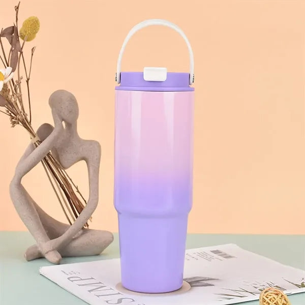 Stainless Steel Gradient Color Thermos Cup